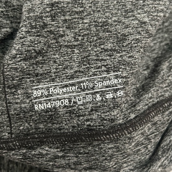 Outdoor Voices Lightweight Hoodie Women’s Large Grey Heathered Pocket Cloudknit - Picture 4 of 7